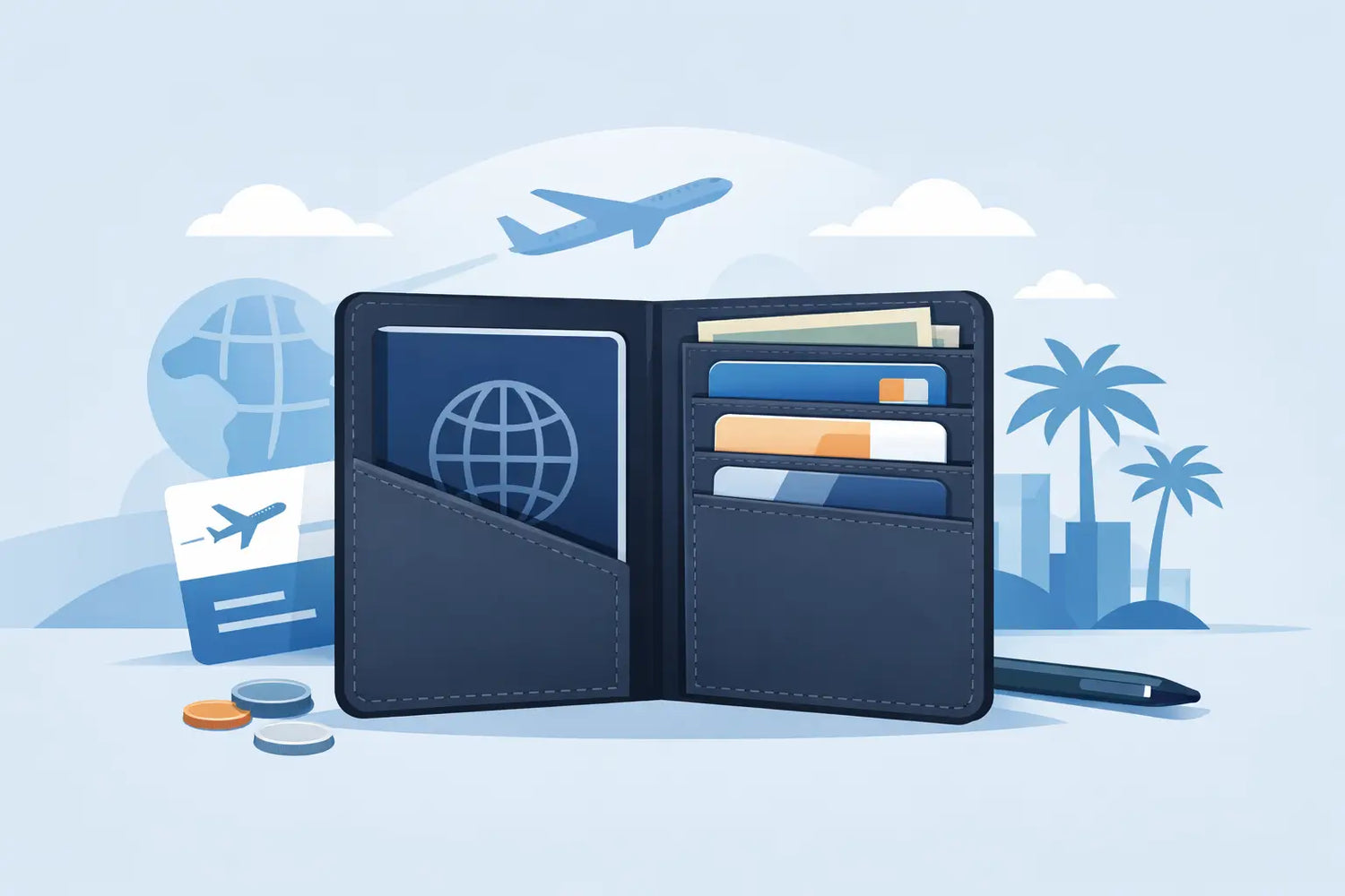 Passport Holder With Card Slots That Stays Slim