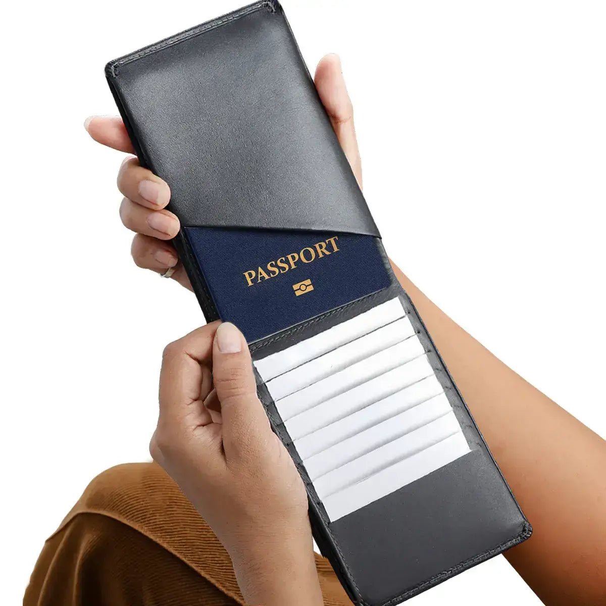 WhimHold Passport Holder | RFID Leather Travel Wallet
